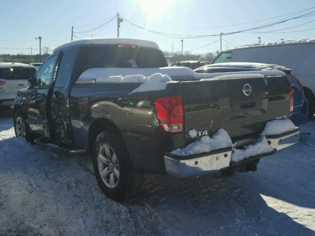 1N6BA06A28N316291 - 2008 NISSAN TITAN XE GREEN photo 3