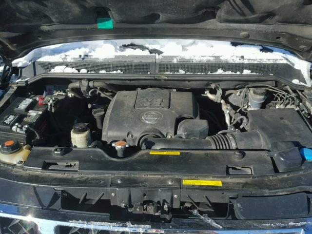 1N6BA06A28N316291 - 2008 NISSAN TITAN XE GREEN photo 7