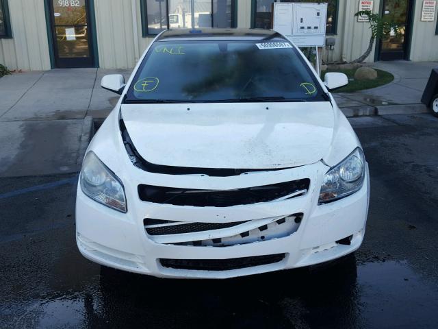 1G1ZH57B28F288397 - 2008 CHEVROLET MALIBU 1LT WHITE photo 9