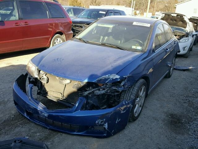 JH4CL96834C034913 - 2004 ACURA TSX BLUE photo 2