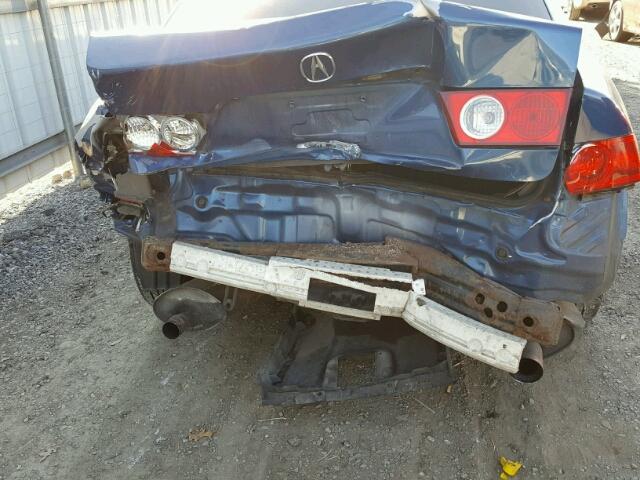 JH4CL96834C034913 - 2004 ACURA TSX BLUE photo 9