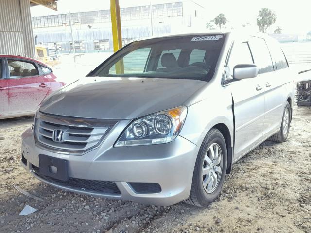 5FNRL38459B005118 - 2009 HONDA ODYSSEY EX SILVER photo 2