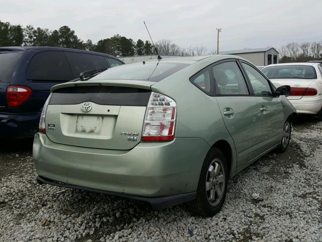 JTDKB20U467522938 - 2006 TOYOTA PRIUS GREEN photo 4