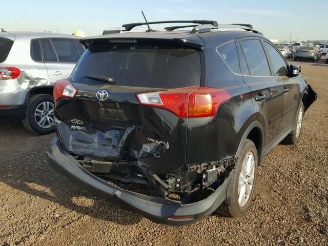 2T3YFREV7DW021116 - 2013 TOYOTA RAV4 LIMIT BLACK photo 4