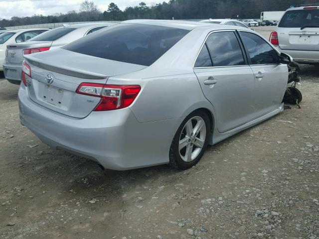 4T1BF1FK8EU354057 - 2014 TOYOTA CAMRY L SILVER photo 4