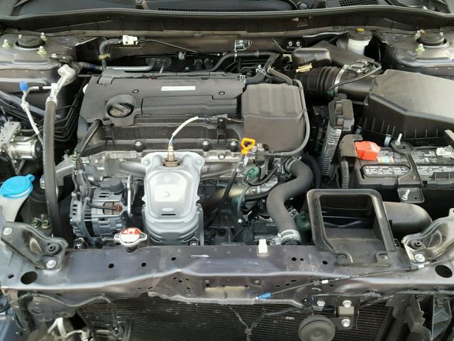 1HGCR2F36HA080329 - 2017 HONDA ACCORD LX GRAY photo 7