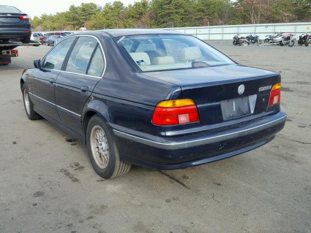 WBADM6344YGU05009 - 2000 BMW 528 I AUTO BLUE photo 3