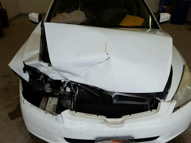 1HGCM56393A104499 - 2003 HONDA ACCORD LX WHITE photo 7