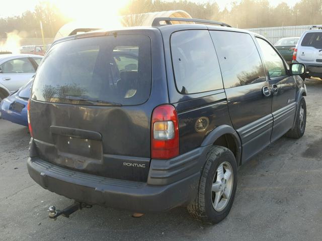 1GMDU03E24D165507 - 2004 PONTIAC MONTANA BLUE photo 4