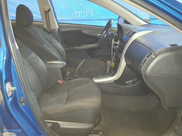 2T1BU40E89C030074 - 2009 TOYOTA COROLLA BA BLUE photo 5