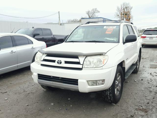 JTEBU14R630016585 - 2003 TOYOTA 4RUNNER SR WHITE photo 2