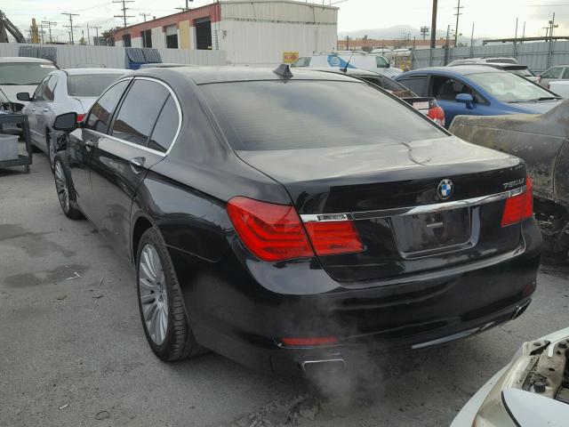 WBAKB8C52ACY63467 - 2010 BMW 750 LI BLACK photo 3