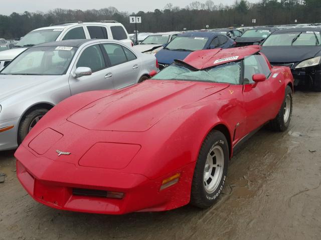 21Z878AS403824 - 1980 CHEVROLET CORVETTE RED photo 2