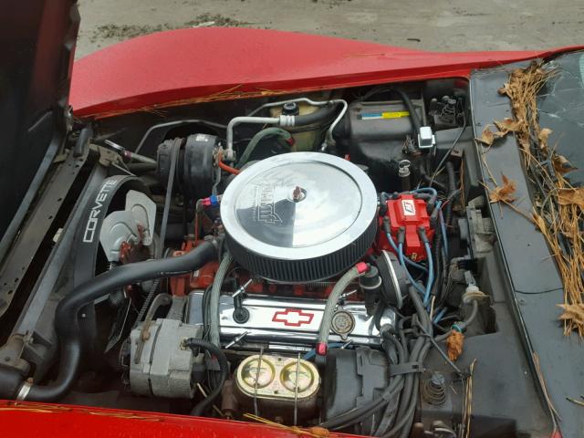 21Z878AS403824 - 1980 CHEVROLET CORVETTE RED photo 7