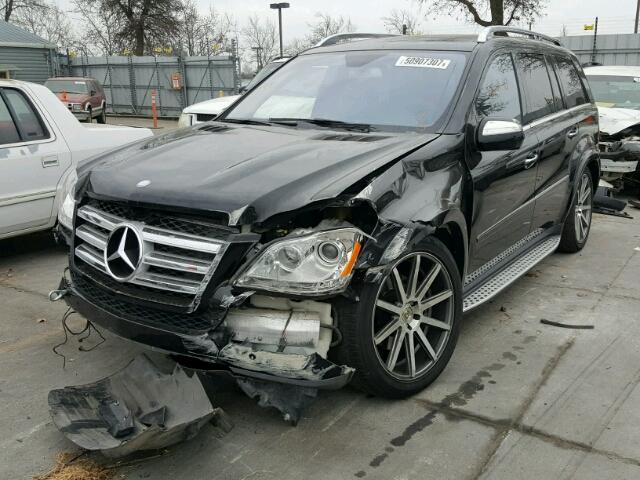 4JGBF8GE5AA563625 - 2010 MERCEDES-BENZ GL 550 4MA BLACK photo 2