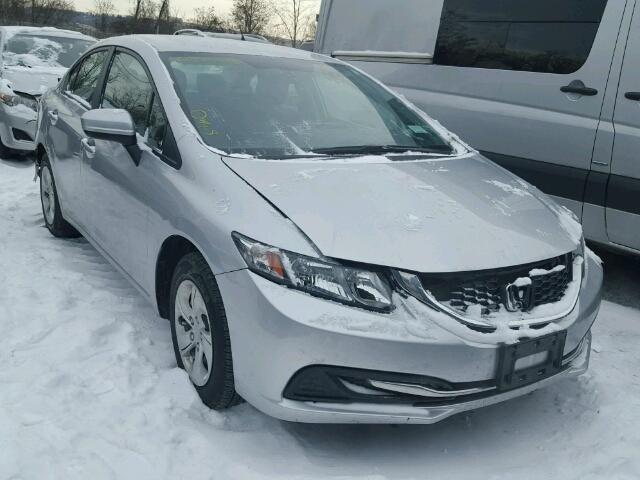 19XFB2F56FE262902 - 2015 HONDA CIVIC LX SILVER photo 1