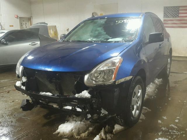 JN8AS58T69W048434 - 2009 NISSAN ROGUE S BLUE photo 2