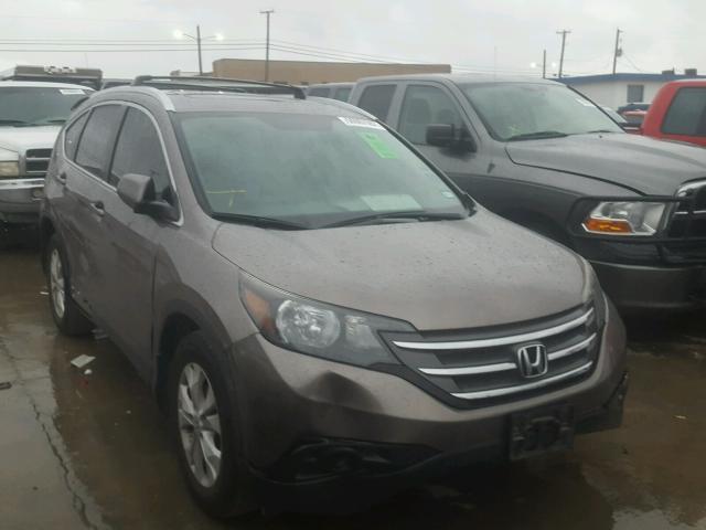 5J6RM3H72CL039684 - 2012 HONDA CR-V EXL GRAY photo 1