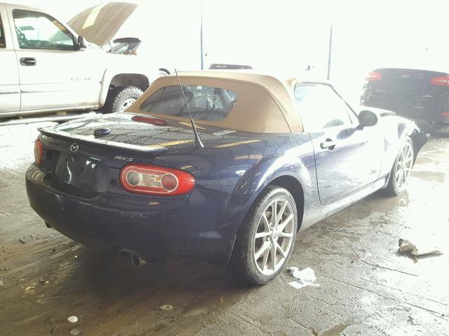 JM1NC2NFXB0214972 - 2011 MAZDA MX-5 MIATA BLUE photo 4