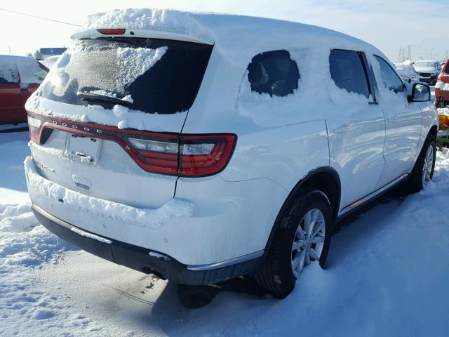 1C4RDJAG4FC101708 - 2015 DODGE DURANGO SX WHITE photo 4