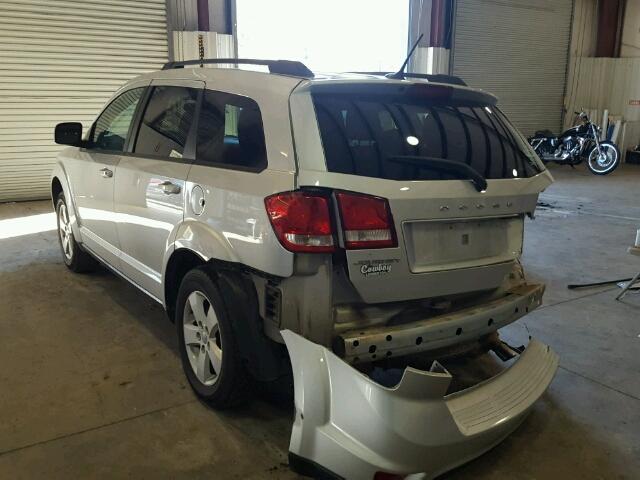 3C4PDCBG2CT336724 - 2012 DODGE JOURNEY SX SILVER photo 3