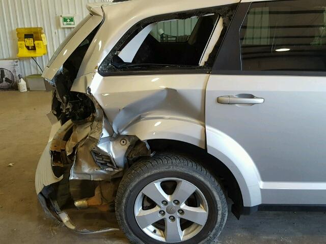 3C4PDCBG2CT336724 - 2012 DODGE JOURNEY SX SILVER photo 9