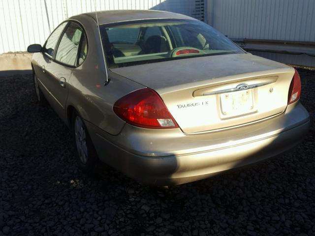 1FAFP52U0YG241570 - 2000 FORD TAURUS LX TAN photo 3