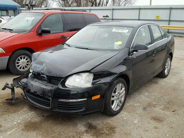 3VWSF71K77M018306 - 2007 VOLKSWAGEN JETTA 2.5 BLACK photo 2