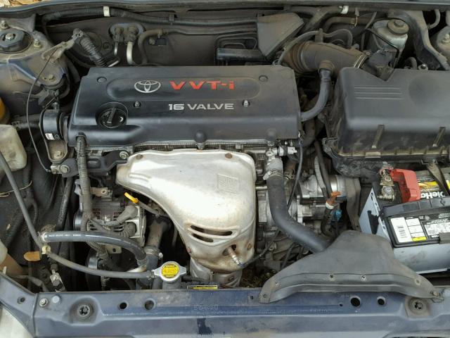 4T1BE32KX2U528419 - 2002 TOYOTA CAMRY LE BLUE photo 7