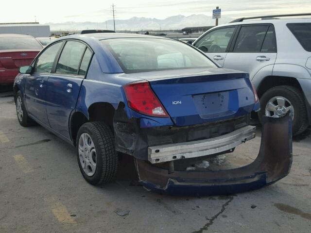 1G8AJ52F85Z116849 - 2005 SATURN ION LEVEL BLUE photo 3