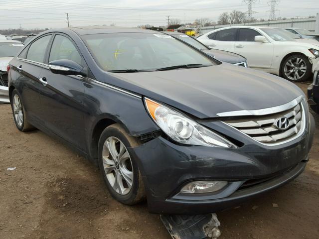 5NPEC4AC5DH729424 - 2013 HYUNDAI SONATA SE BLUE photo 1