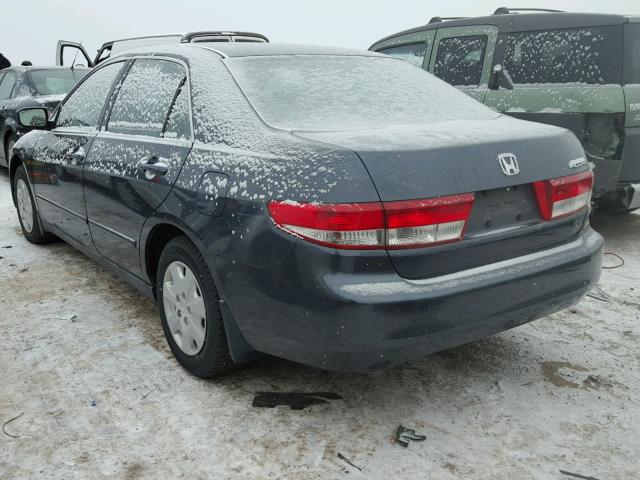 1HGCM56304A022372 - 2004 HONDA ACCORD LX BLUE photo 3