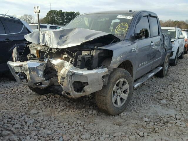 1N6BA0EC4DN313311 - 2013 NISSAN TITAN S CHARCOAL photo 2