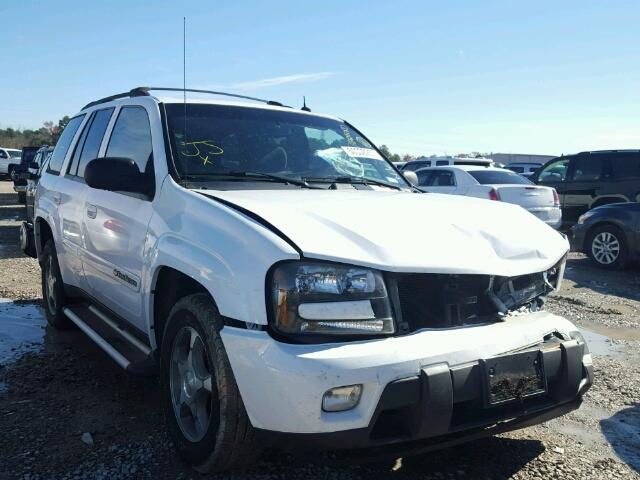 1GNDS13S542270521 - 2004 CHEVROLET TRAILBLAZE WHITE photo 1