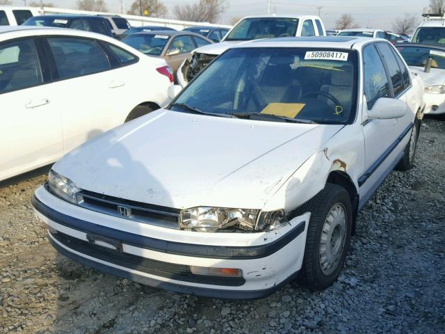 JHMCB7663MC086709 - 1991 HONDA ACCORD EX WHITE photo 2