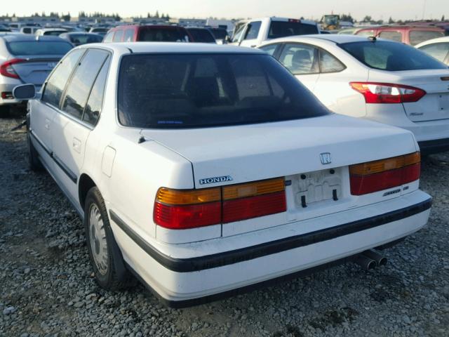 JHMCB7663MC086709 - 1991 HONDA ACCORD EX WHITE photo 3