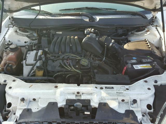 1FAFP55UX1A115866 - 2001 FORD TAURUS SES WHITE photo 7