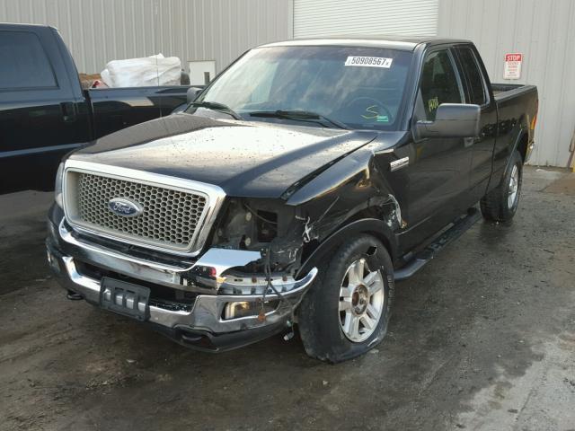 1FTPX14534NC13524 - 2004 FORD F150 BLACK photo 2