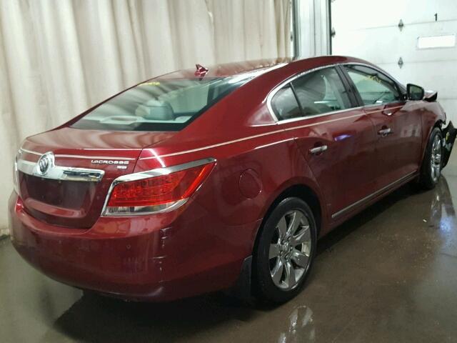 1G4GC5EG1AF284287 - 2010 BUICK LACROSSE C MAROON photo 4