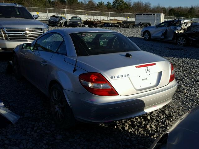 WDBWK56F95F047818 - 2005 MERCEDES-BENZ SLK 350 SILVER photo 3