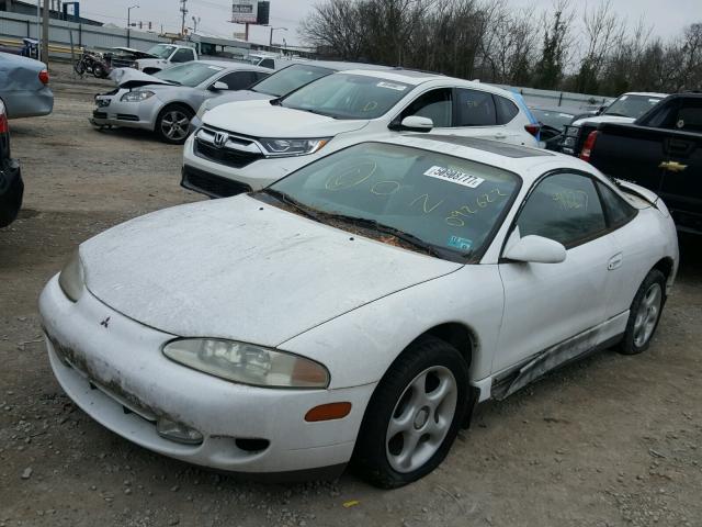 4A3AL54F5SE092622 - 1995 MITSUBISHI ECLIPSE GS WHITE photo 2