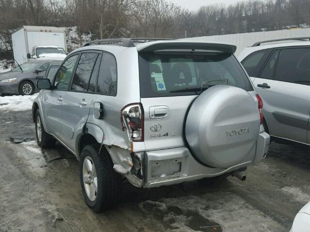 JTEHD20V246014589 - 2004 TOYOTA RAV4 SILVER photo 3