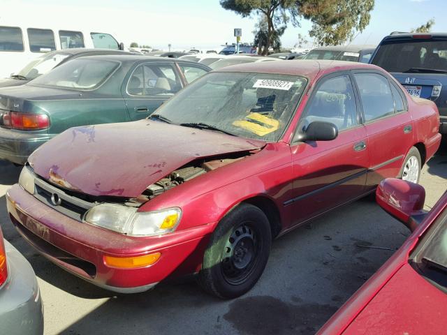 1NXAE09B7SZ349500 - 1995 TOYOTA COROLLA LE 红色 照片 2