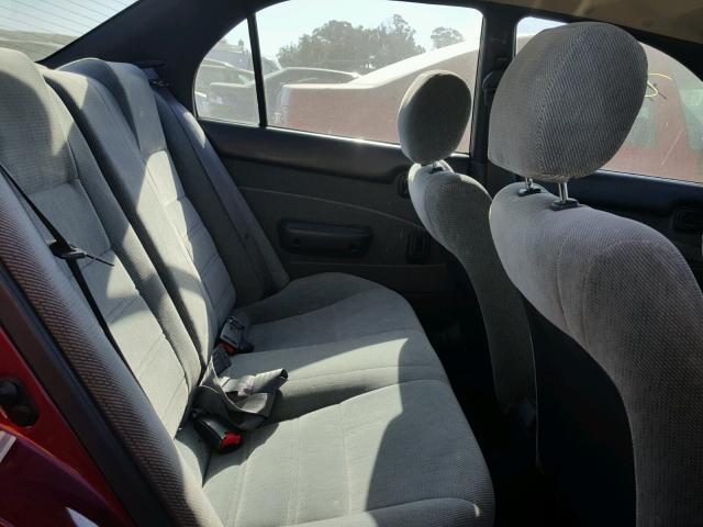 1NXAE09B7SZ349500 - 1995 TOYOTA COROLLA LE 红色 照片 6