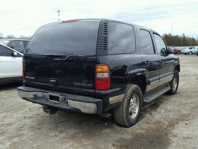 1GNEK13Z42J286522 - 2002 CHEVROLET TAHOE K150 BLACK photo 4