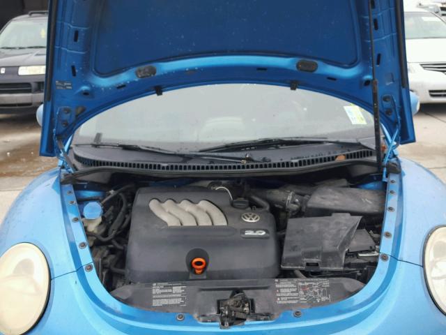 3VWGK31CX4M421470 - 2004 VOLKSWAGEN NEW BEETLE 蓝色 照片 7