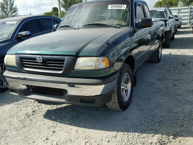 4F4YR16CXWTM47630 - 1998 MAZDA B2500 CAB GREEN photo 2