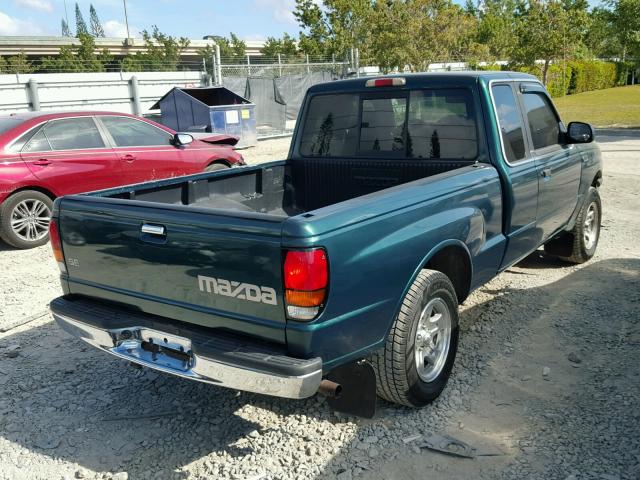 4F4YR16CXWTM47630 - 1998 MAZDA B2500 CAB GREEN photo 4