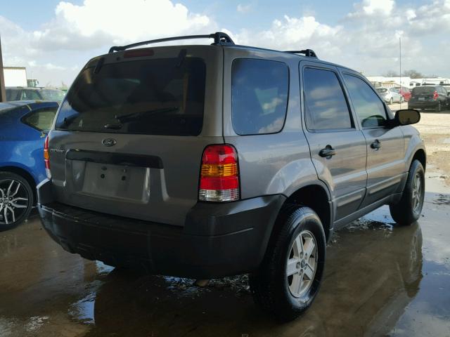 1FMYU02Z67KA04681 - 2007 FORD ESCAPE XLS GRAY photo 4