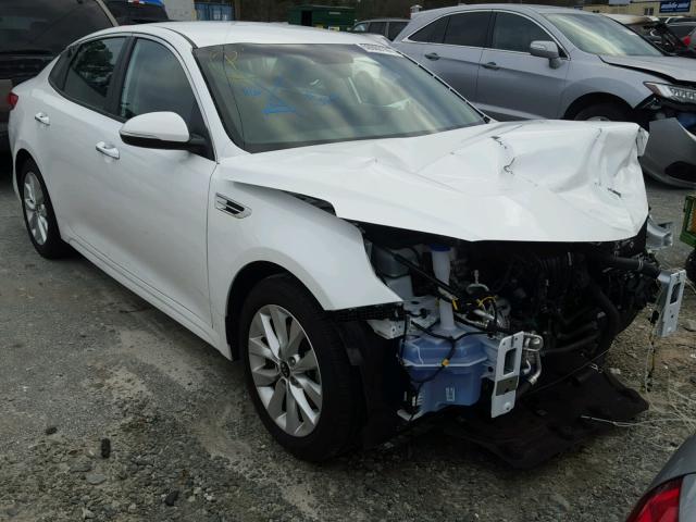 5XXGT4L36GG073255 - 2016 KIA OPTIMA LX WHITE photo 1